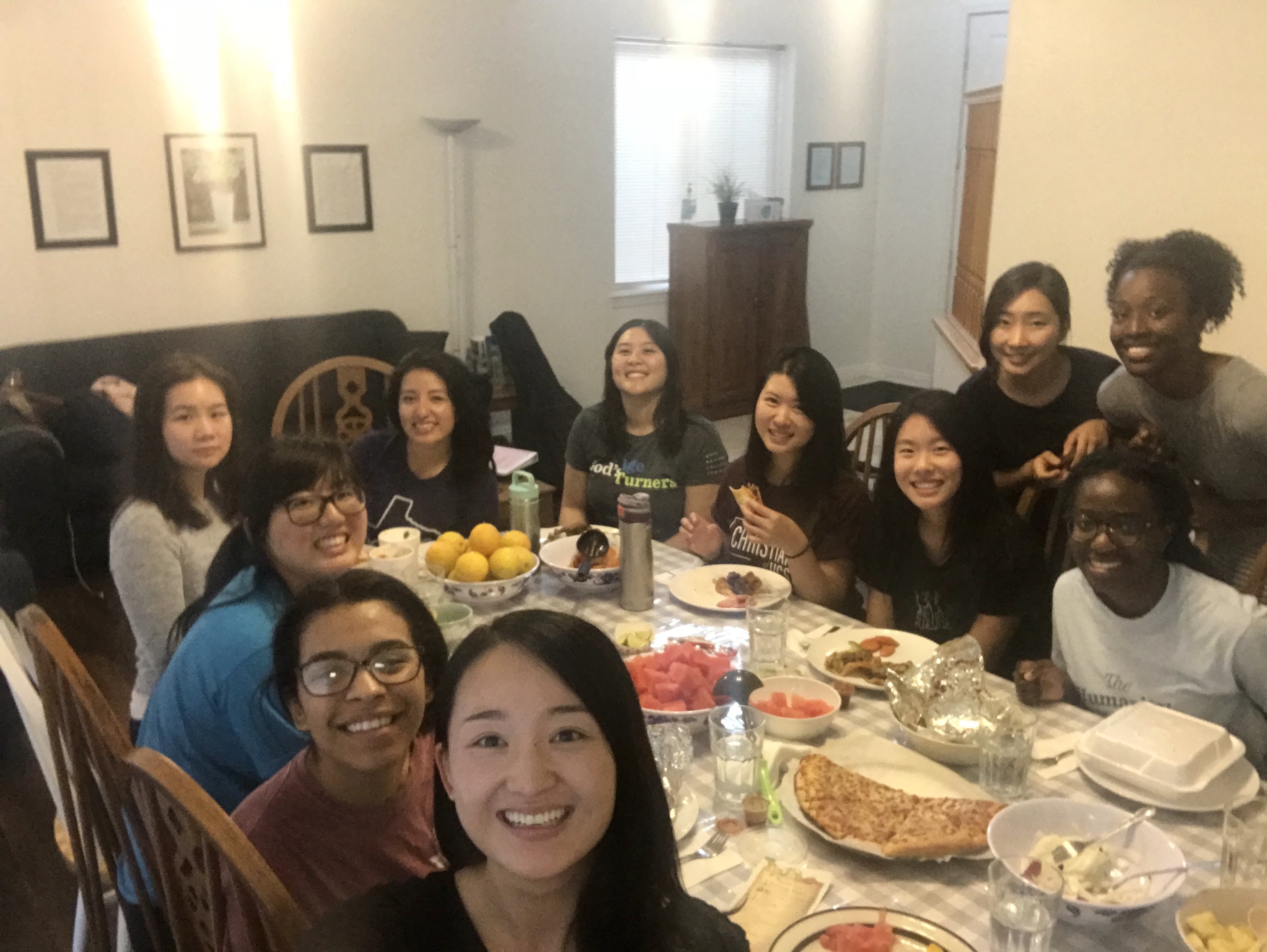 First house breakfast of the term
